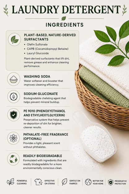 Laundry Detergent 2x Concentrated